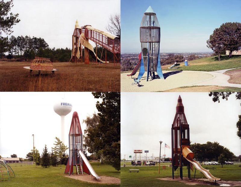 Cold War Era Rocket Ship Playgrounds